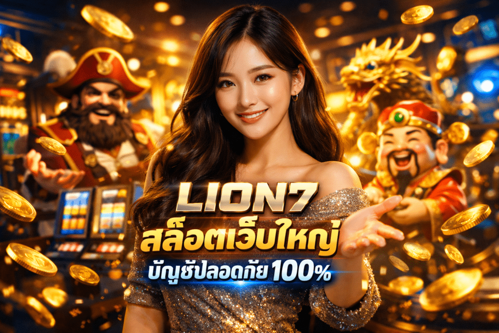 LION7 สล็อตเว็บใหญ่ บัญชีปลอดภัย 100% มั่นใจทุกเดิมพัน
